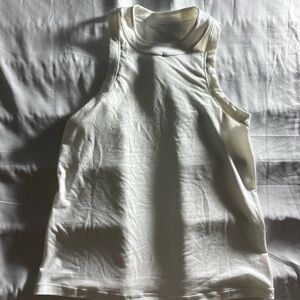 Women's White Racerback Tank Top - Sleek Everyday Layering